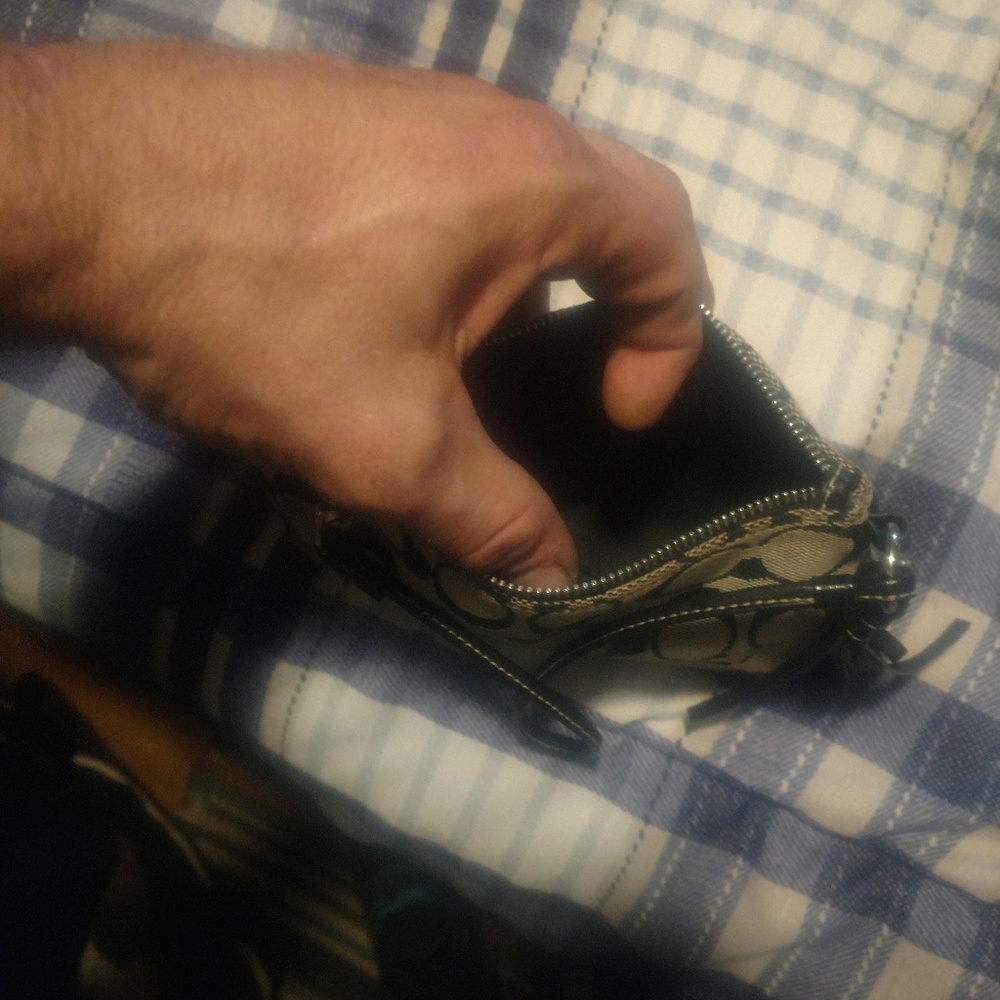 Coach make-up bag